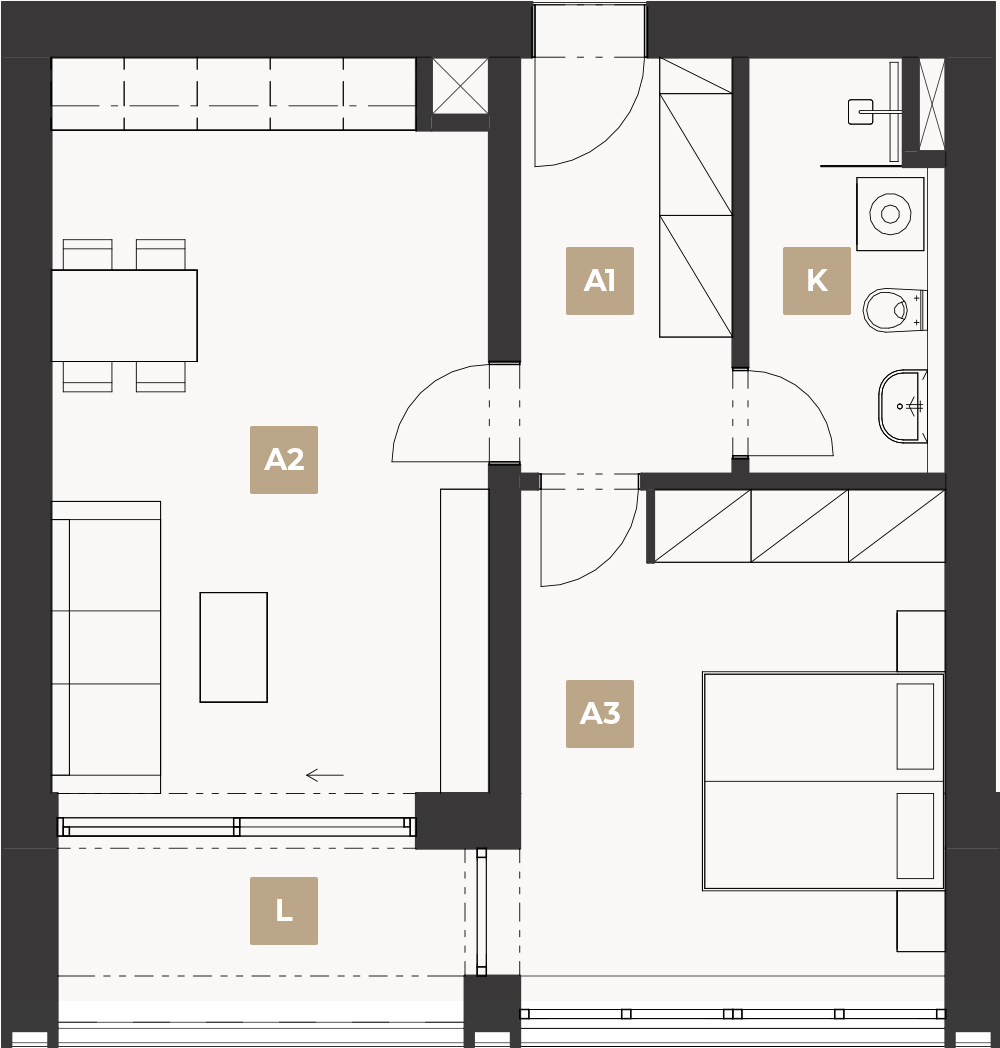 rezidence svoboda apartman a5 new 2