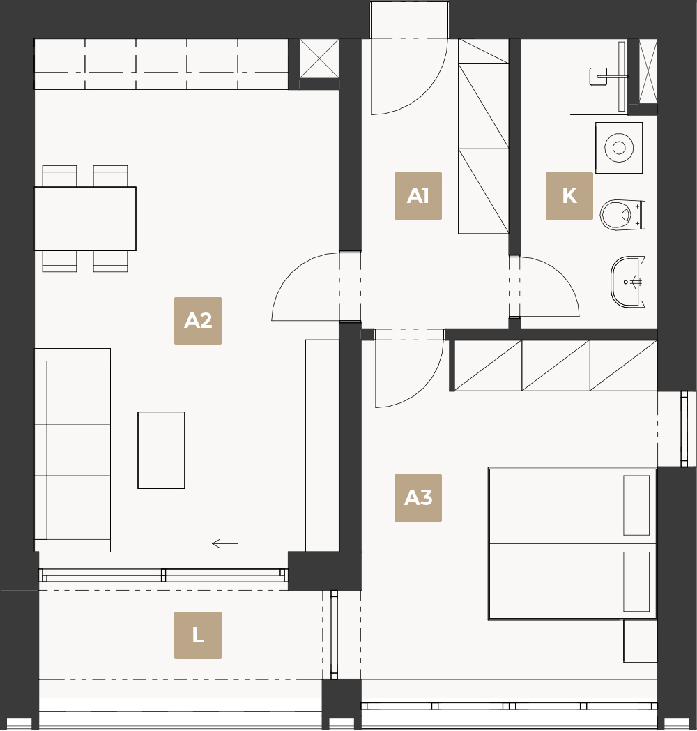 rezidence svoboda apartman a6 new 2